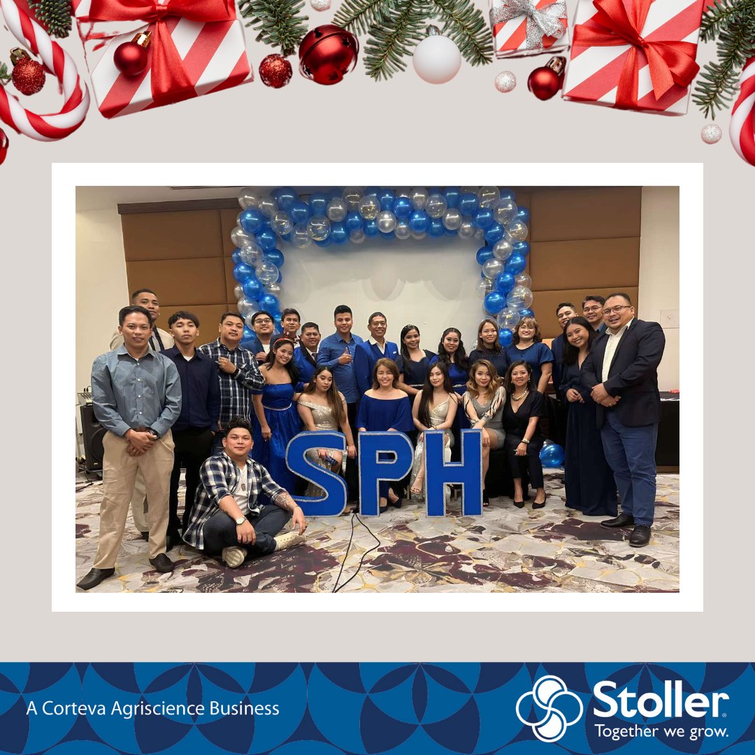 StollerPH's tweet photo. From the Stoller Philippines family to yours, we wish you a Christmas wrapped in joy and tied with love. Thank you to our partners and farmers for being part of our journey this year. We look forward to another year of success together. 

#StollerPhilippines #TogetherWeGrow https://t.co/jJZx69famq