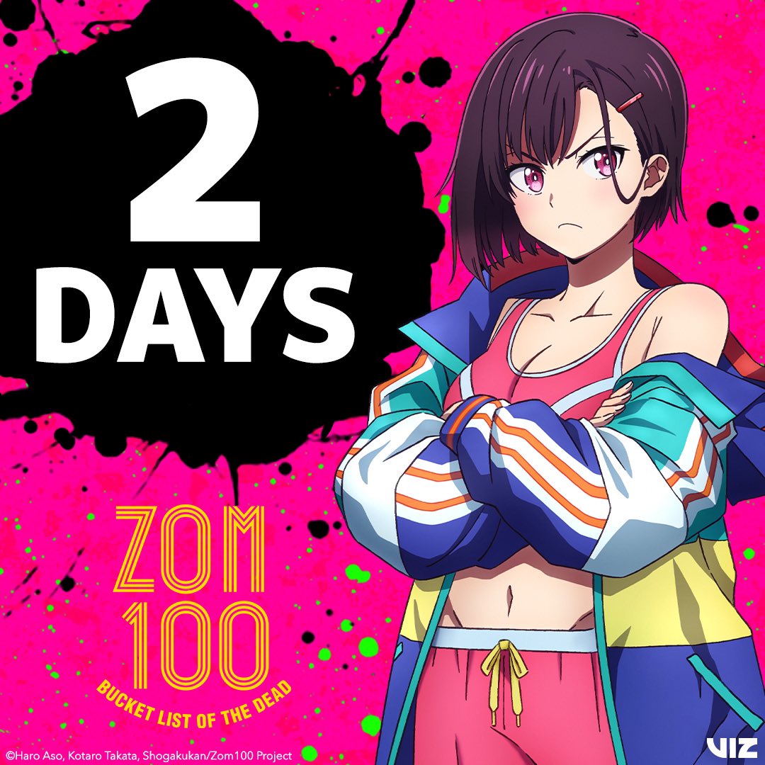 Zom 100: Bucket List of the Dead on X: Exactly 2 days remain until the  Grand Season Finale! 👀 Watch #Zom100: Bucket List of the Dead on  @Crunchyroll, @Hulu, and @Netflix! 🧟