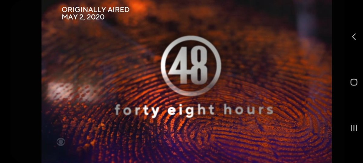 FrancisMpu's tweet photo. Now 👀 📺 a classic #48hours happy holidays to all. #48hourscbs https://t.co/n9SBeZrPX5