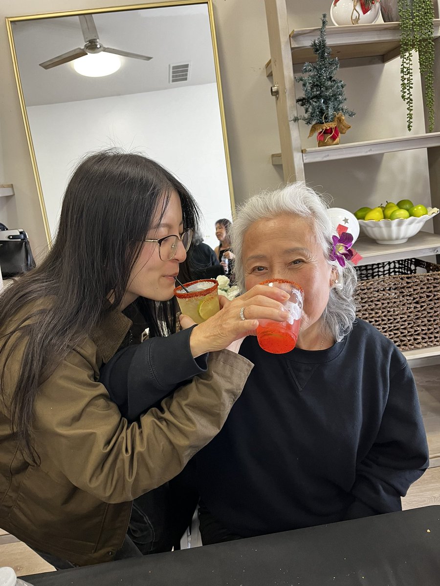 getting lit w my grandma 😤❤️