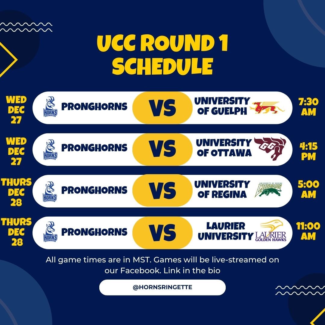 susanslp11's tweet photo. UCCs are only days away for 16 Ringette universities! Follow the University of Lethbridge on Instagram at hornsringette and our Facebook page U of L ringette to get updates https://t.co/Q82h6HTVbI
