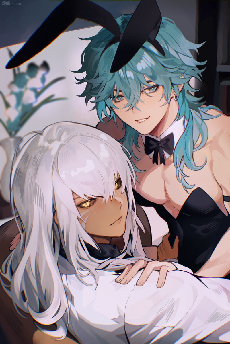 0Nashiro's tweet image. Playful bunny 🐰