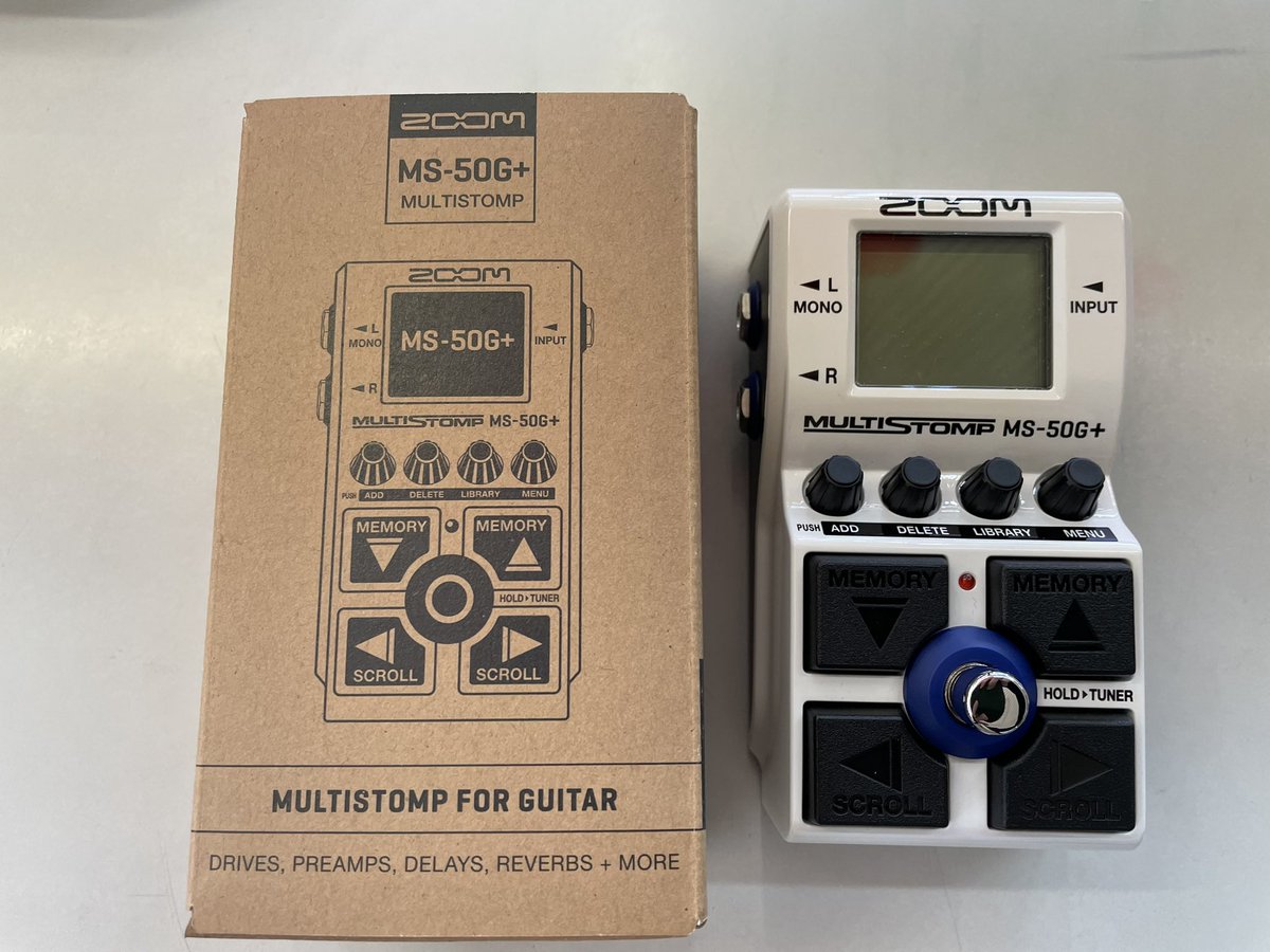 takeda_music's tweet photo. ZOOM MS-50G +
品切れ続出中のマルチストンプが一台のみの店頭分入荷です…🤩
即売れ必至ですのでお探しの方は一刻も早くタケダ楽器まで‼️
#タケダ楽器 #zoomeffects #マルチストンプ
#マルチエフェクター #ms50gplus
#北海道 #北見市 #楽器屋 https://t.co/nFxvr3sIrn