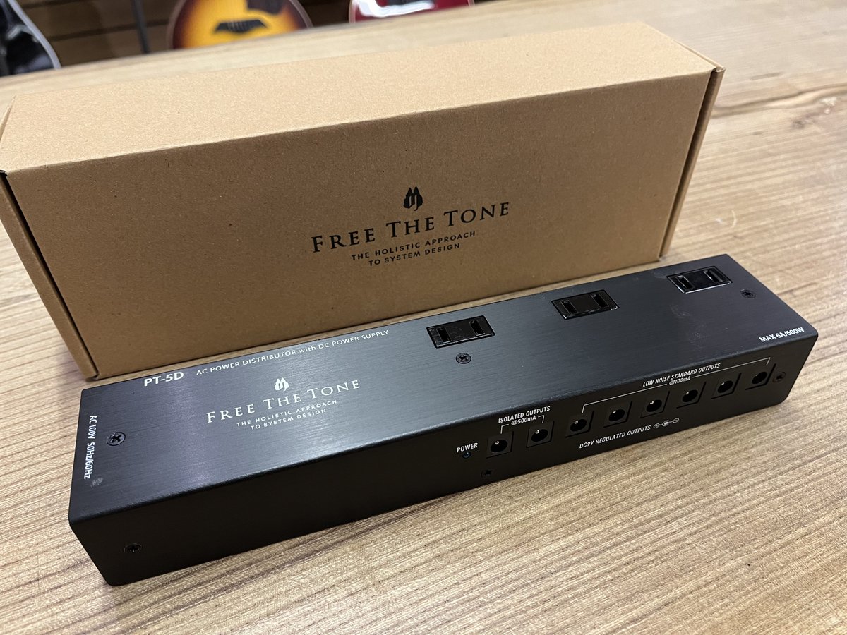 Hamachan_1968's tweet photo. ハイクオリティなサウンドのためには良質な電源は外せないですね。

Free The Tone PT-5D

入荷致しました。

宜しくお願いします😊

#木定楽器店 #広島 #FreeTheTone #PT5D #パワーサプライ https://t.co/aBJoDk58HC