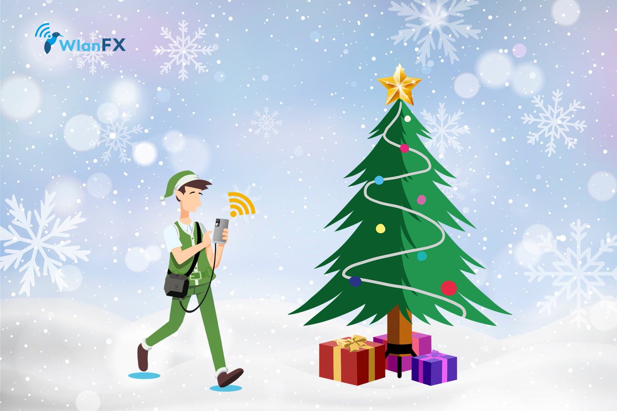 wlanfx's tweet photo. Unwrap the gift of seamless connectivity this Christmas with WlanFX. 🎁📶
Make your holiday moments even merrier with WlanFX's reliable WiFi services!#ChristmasConnection https://t.co/p8VDPd7Fzl