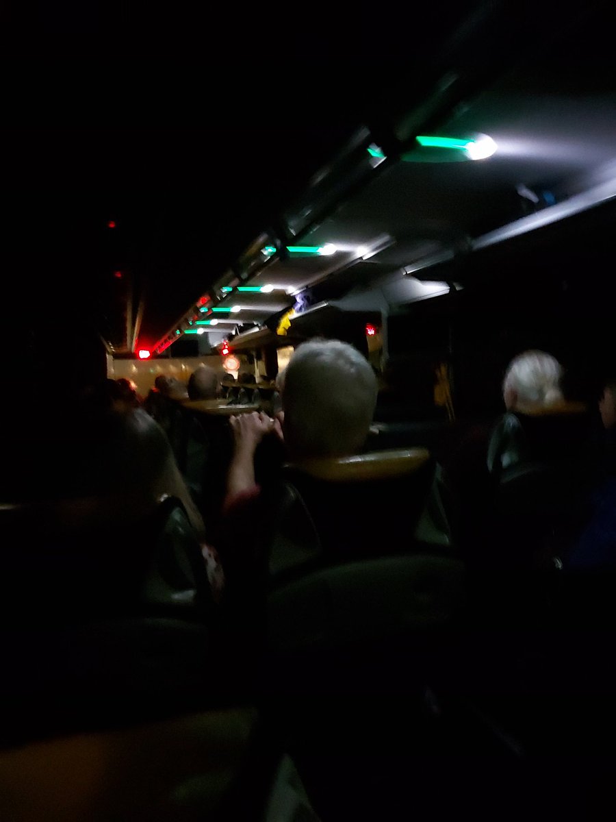 OscarWoofs's tweet photo. 4.10am and so the first leg of our Christmas Eve journey home begins. But first the amazing MS Maud catering crew prepared us the usual full breakfast range plus sandwiches &amp; cake to go. Heroes. #Hurtigruten #StormPia aftermath. https://t.co/6YIslLBbOb