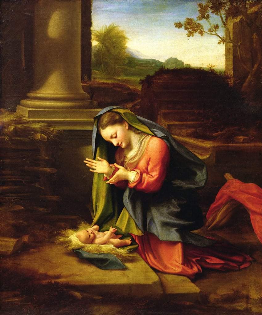 Antonio Allegri da Correggio 📃 Natività 🎄Buona Vigilia @albertopetro2 @Rebeka80721106 @djolavarrieta @ValerioLivia @NadiaZanelli1 @Dida_ti @Asamsakti @BrindusaB1 @neblaruz @ritamay1 @Barbaga3Gaetano @Petra71301259 @mi_oro13 @BB_Aesztia @ce