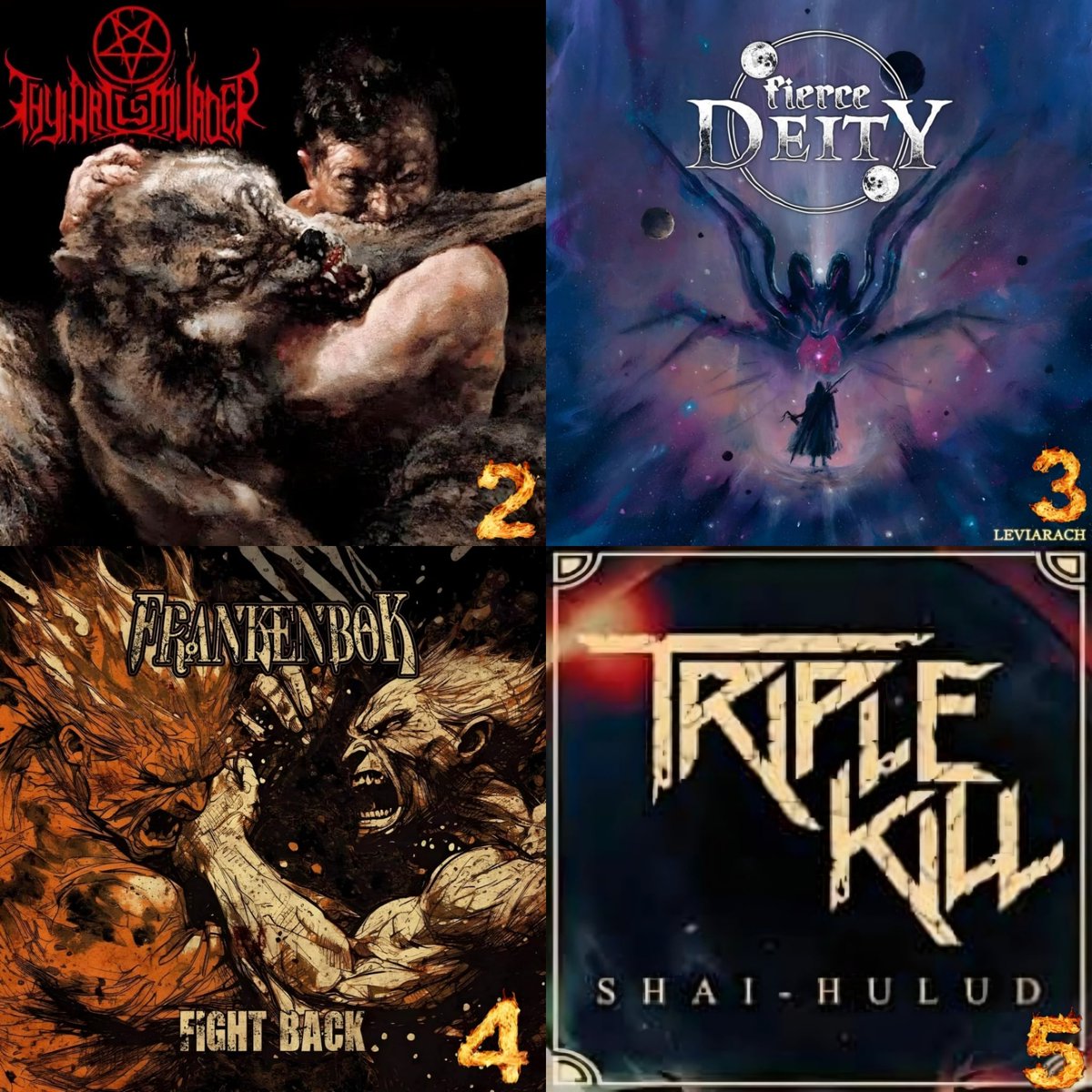 BCC TOP 20 AUSTRALIAN METAL SINGLES FOR 2023 5: @triplekillband - SHAI-HULUD 4: @Frankenbok - FIGHT BACK 3: @FierceDeityBand - LEVIARCH 2: @thyartismurder - UNTIL THERE IS NO LONGER #beautifulcarcrash #top20 #australian #metal #singles #2023 #supportindependentmusic