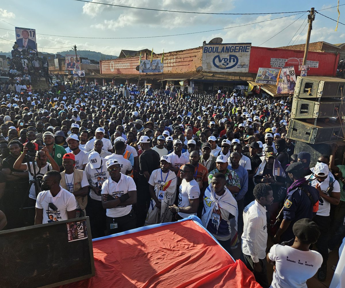 La clôture de ma campagne électorale en ville de Butembo le  18 décembre 2023.