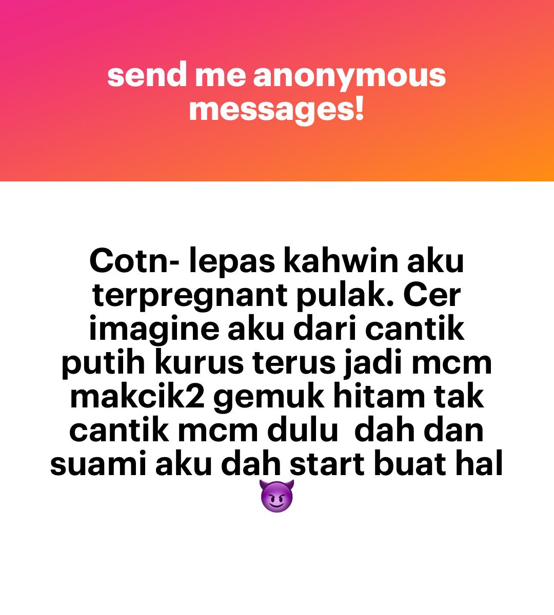 meinmokhtar's tweet photo. Apa ig? Nak follow tanda support https://t.co/aPZzpa3qZc