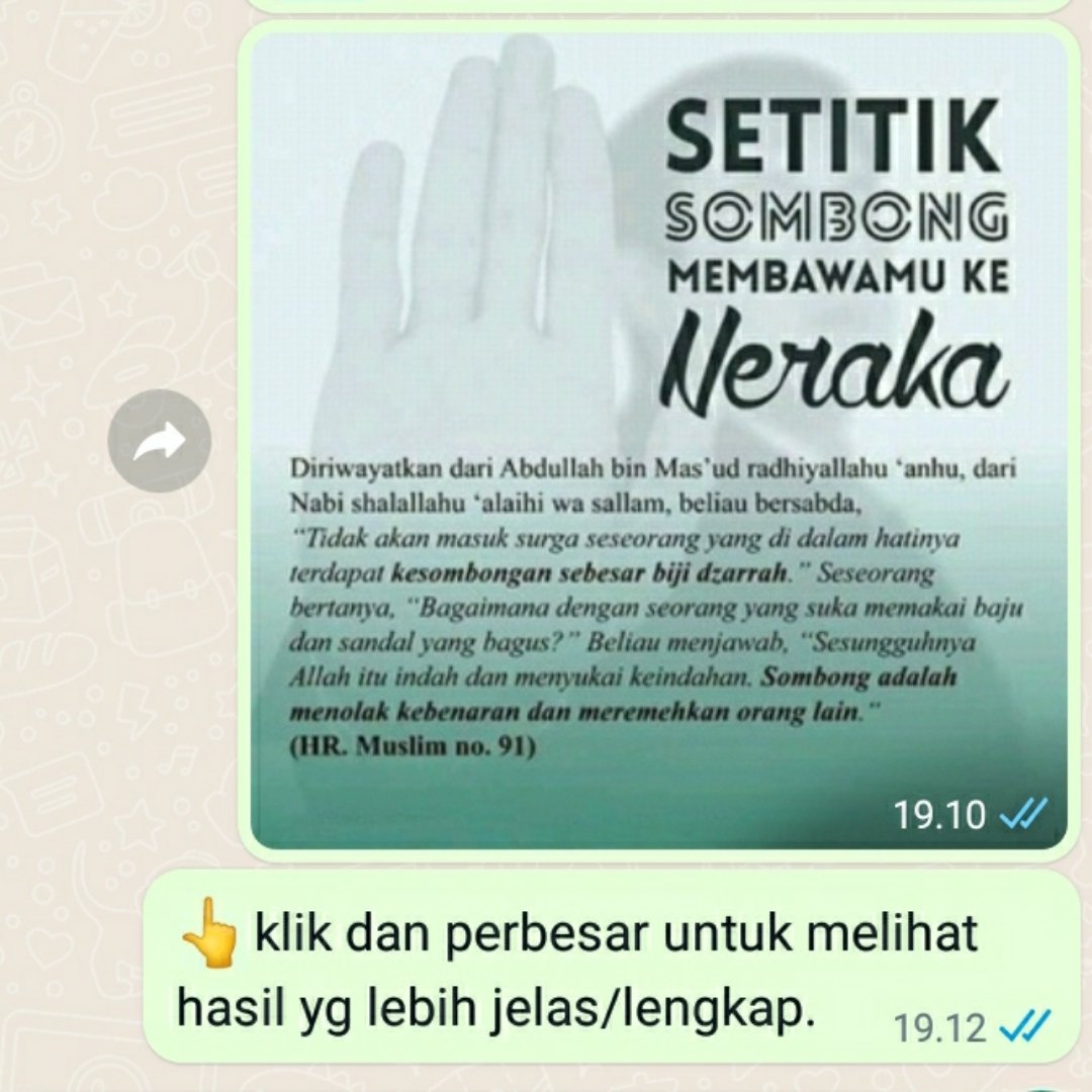 Sekedar mengingatkan ke sesama manusia. Smoga bermanfaat