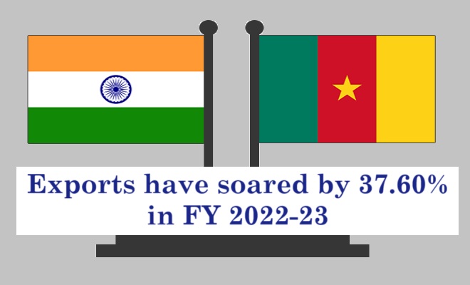 valuetrack01's tweet photo. India's exports to Cameroon have soared by a remarkable 37%, reaching a record USD 553 million in FY 2022-23.

So, what are you waiting for ! Start your Export Import business with us !

We find profitable buyers or suppliers all over the world for you. 

#Exports 
#imports https://t.co/y2Wcu77ok1