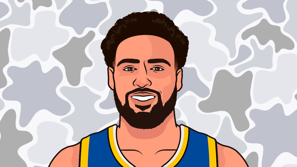 WarriorsMuse's tweet photo. Klay Thompson's last 6 games:

25.7 PPG
53/50/100 splits
70.7% TS
1.2 TPG | 2.1 AST/TO

Red-hot as of late. Keep proving em wrong. https://t.co/zEw75qjSTN