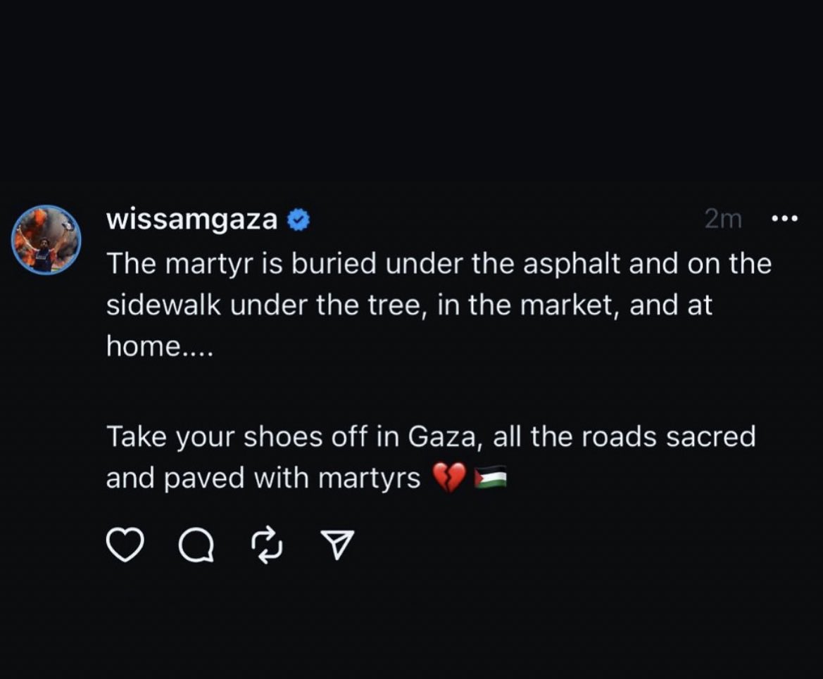 missfalsteenia's tweet photo. Oh my god.. it’s just reached a point where there’s a martyr everywhere you go in Gaza. https://t.co/naZi6Y3uk2