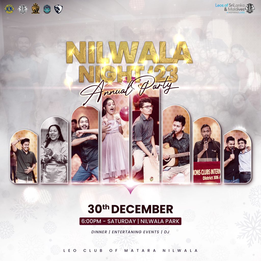 LNilwala's tweet photo. Get ready to mark your calendars and illuminate the night at the much-awaited annual gathering – Nilwala Night 2023!🌙 

Save the date, as we come together under the starlit sky on December 30th at 06.00 PM, hosted at Nilwala Park, Matara.🗓 https://t.co/LXRobZpchA