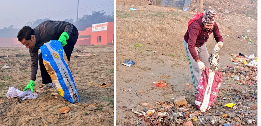 AaravSeth🇮🇳 (@aaravseth_) on Twitter photo <a href="/_WeRiseTogether/">WeRiseTogether</a> team carried out a cleanup at the banks of #RiverYamuna & collected 80+ kgs of plastic waste.
#Yamuna is not just our river,it is our heritage.
And every citizen must protect our natural resources🇮🇳
#ClimateAction
<a href="/narendramodi/">Narendra Modi</a> <a href="/aliaa08/">Alia Bhatt</a> <a href="/deespeak/">Dia Mirza</a> <a href="/DoWRRDGR_MoJS/">Ministry of Jal Shakti, DoWR, RD&GR, GoI</a> <a href="/_WeRiseTogether/">WeRiseTogether</a> team carried out a cleanup at the banks of #RiverYamuna & collected 80+ kgs of plastic waste.
#Yamuna is not just our river,it is our heritage.
And every citizen must protect our natural resources🇮🇳
#ClimateAction
<a href="/narendramodi/">Narendra Modi</a> <a href="/aliaa08/">Alia Bhatt</a> <a href="/deespeak/">Dia Mirza</a> <a href="/DoWRRDGR_MoJS/">Ministry of Jal Shakti, DoWR, RD&GR, GoI</a>