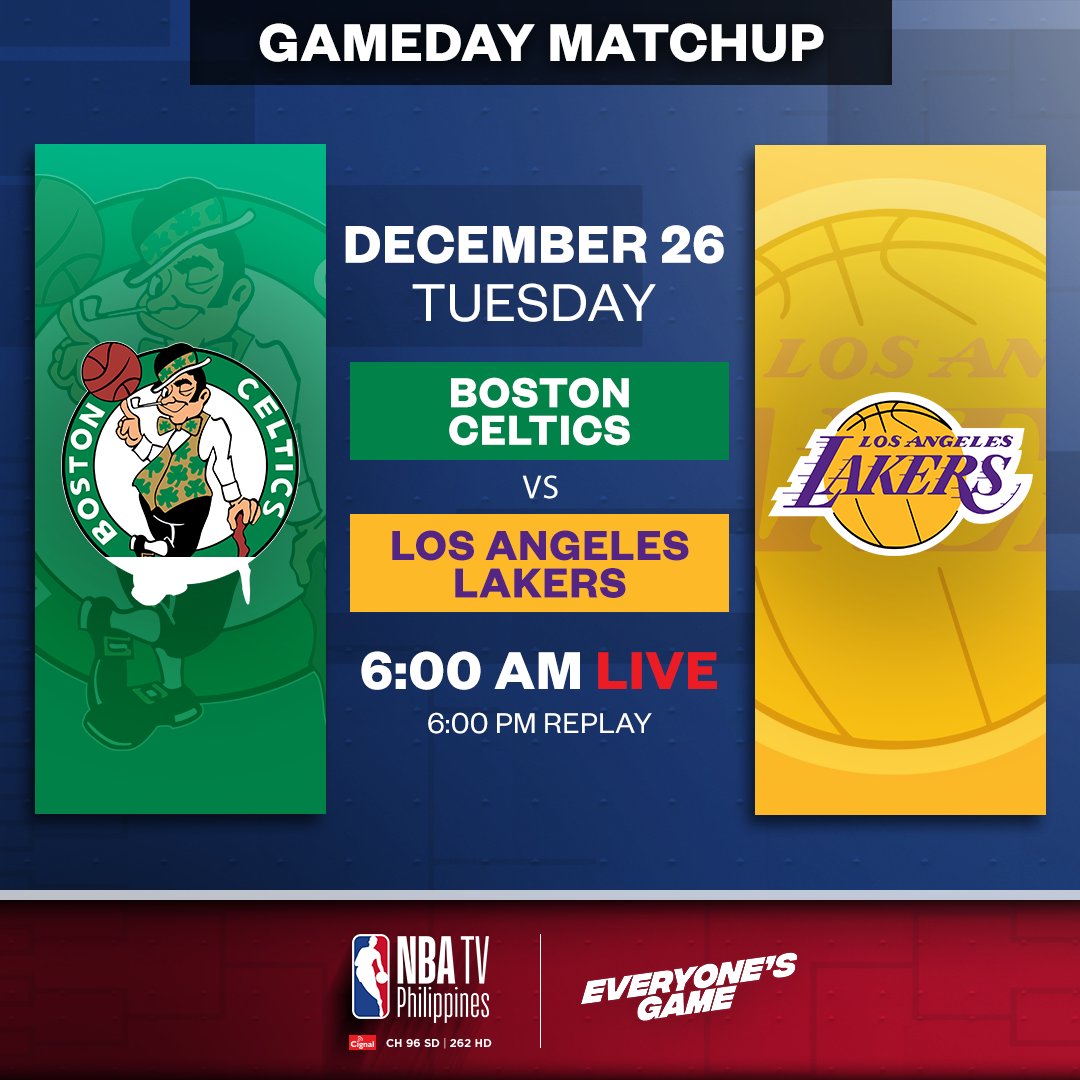 Rivalry rekindled Jayson Tatum and the Boston Celtics face LeBron James and the Los Angeles Lakers for some good ol' post-Christmas Day treat!