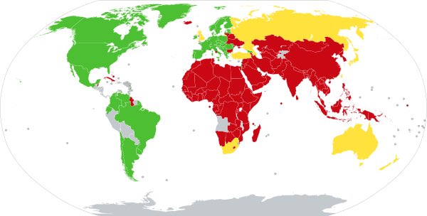 RichardHanania's tweet photo. Legality of pornography by country. Africa must be a trad paradise. https://t.co/IBLAmL7CN5