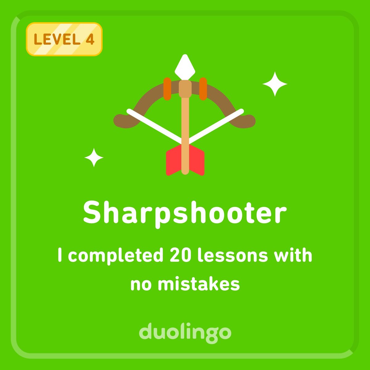 andreaguetti's tweet photo. I earned an achievement on Duolingo! It’s free, fun, and effective for learning languages. https://t.co/3eyzoaJ1vc