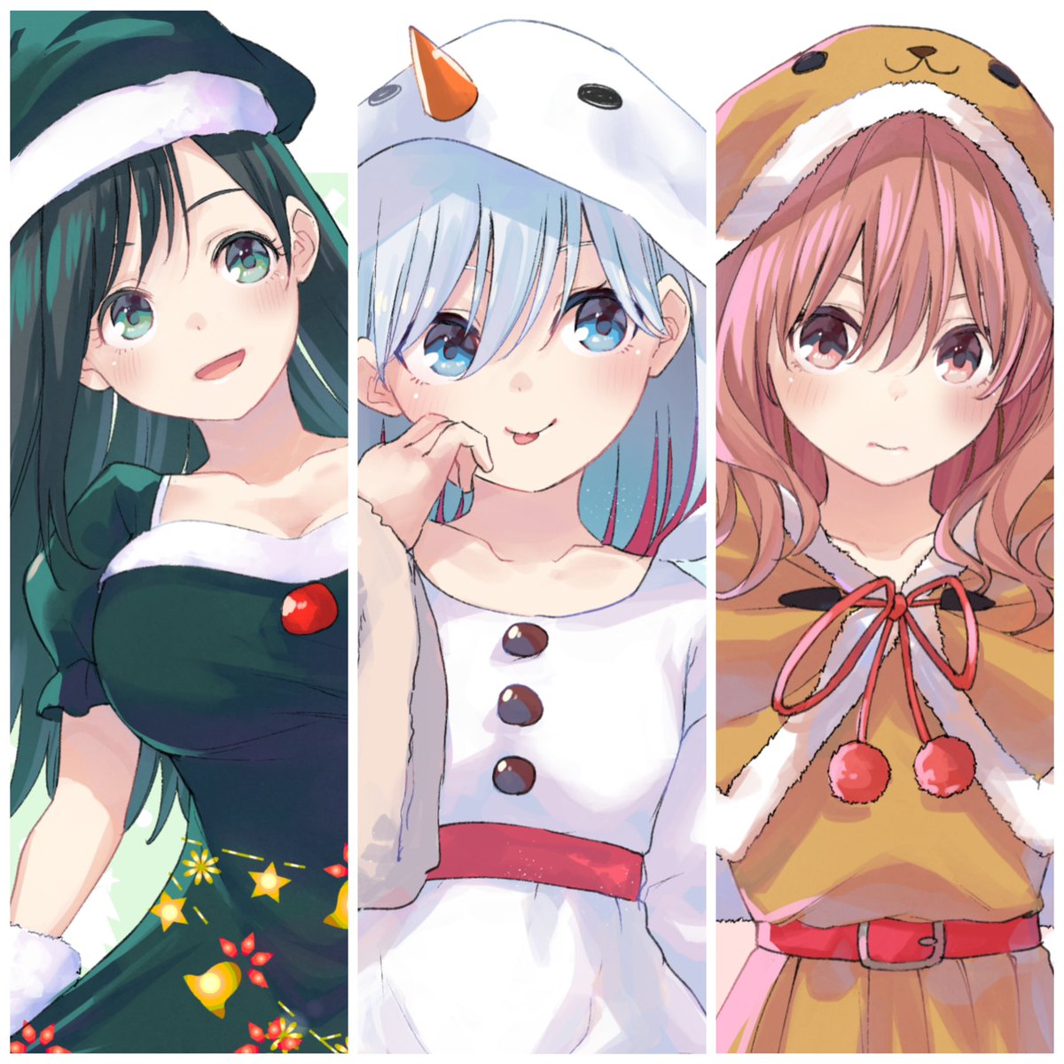 今日はクリスマスイブ！ パーティーの準備はできてますか？ #甘神さん 