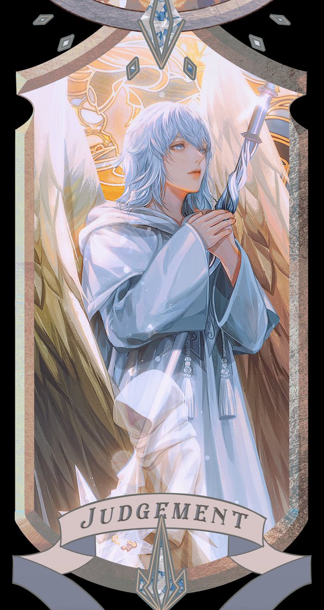 Ker_bers's tweet photo. #FF14 #FFXIVART #Elidibus 
XX—Judgement https://t.co/hd2e04Yf4R