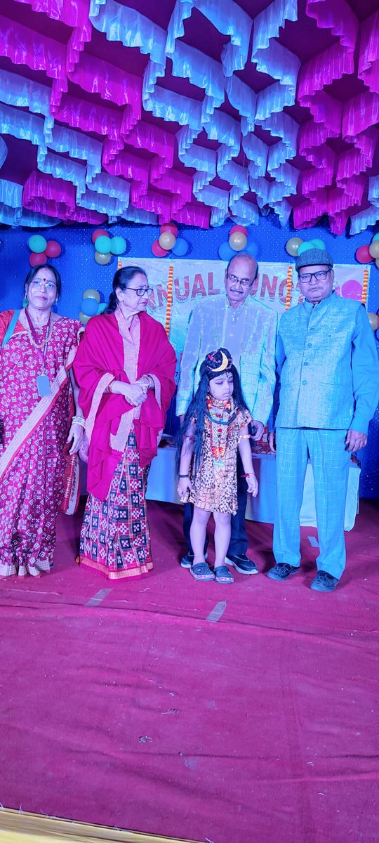Yesterday at Babydoll's Play School Annual Function, 2023 with Chief Guest Ex-Professor Philosophy Utkal University, Bani Vihar , Bhubaneswar, Odisha distributing prizes to kids with Principal Sangita Pattnaik &amp; Madam Diptee Mohapatra assisting by side.