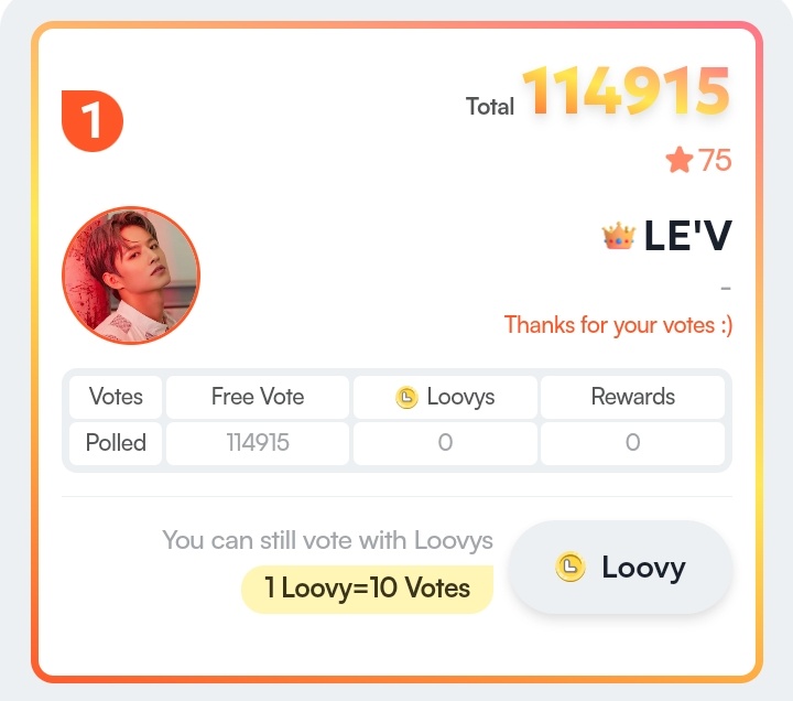 LE_VotingGlobal's tweet photo. 231224 #LEVote_UPDATE | KOOKY
#BestPerformer of December poll 📣
📊1st (114.9 K votes)
🗳https://t.co/jxpt2IvDJL
📅~DEC 27 ⏰12PM KST
Collect Kookys on APP for KookyDex voting! 💛
#KookyPromotion #KookyGallery #KookyRanking #BestPerformer_Dec
#KookyEvents #KookyOfflineCafe https://t.co/jY8Kqg5oni
