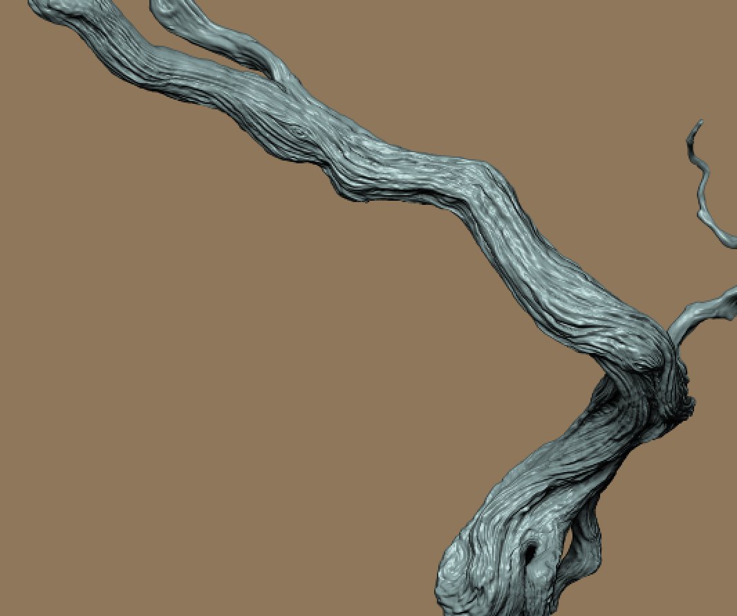 「木はほぼ全部手動で。リアルな木肌のアルファブラシとか買ってみたけどなんか表現した」|乃江のイラスト
