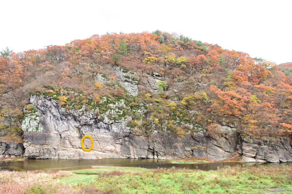 my_k_history's tweet image. ‘반구대 암각화’는 1971년 12월 24일, 크리스마스 이브에 발견되었습니다. 

커다란 바위에는 수많은 고래가 한꺼번에 어디론가 떼 지어 헤엄쳐 가는 풍경이 새겨져 있습니다. 

aladin.kr/p/YQ4TU