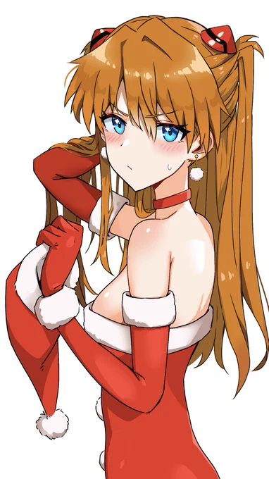 MerryChristmasアスカのサンタコス#クリスマス #エヴァンゲリオン 