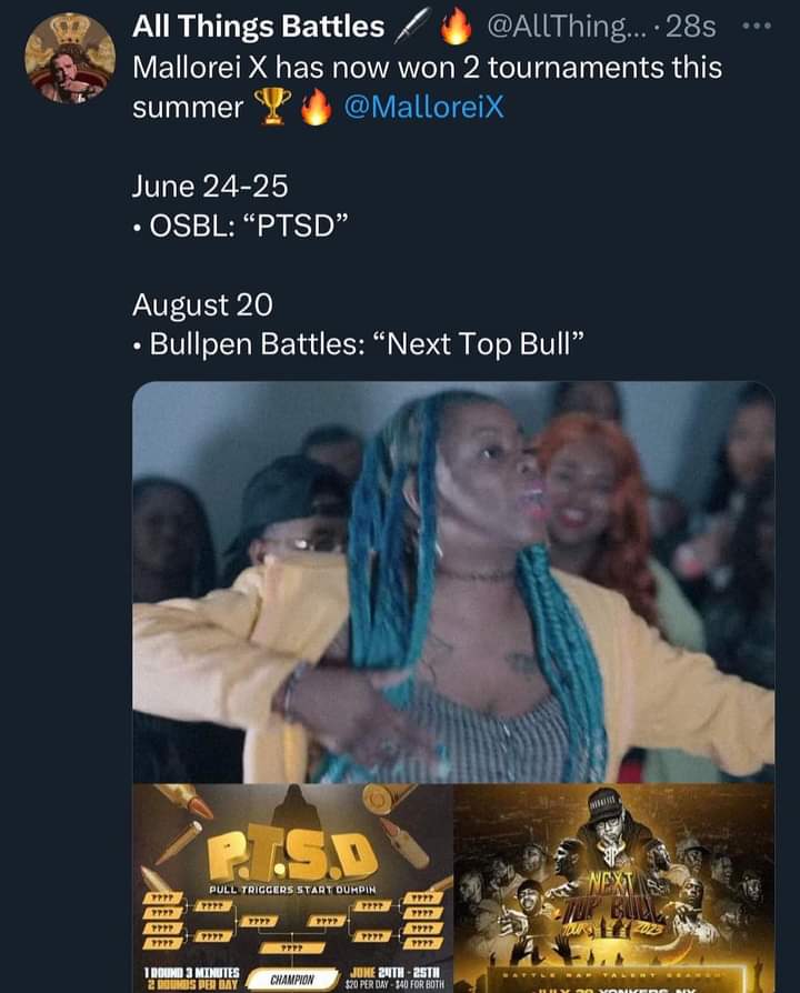 MalloreiX's tweet image. Cause y'all be forgetting I'm one of them!! #osbl #barsandroses #bullpen ❤️🔥🔥