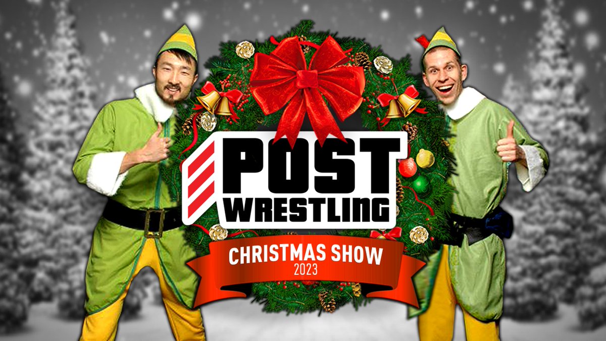 POSTwrestling's tweet image. The POST Wrestling Christmas Show will be available on your podcast app in the morning. #POSTChristmas

Ad-free version will be available for patrons at postwrestlingcafe.com

Video version premiering 10am ET at YouTube.com/POSTwrestling (join the live chat)