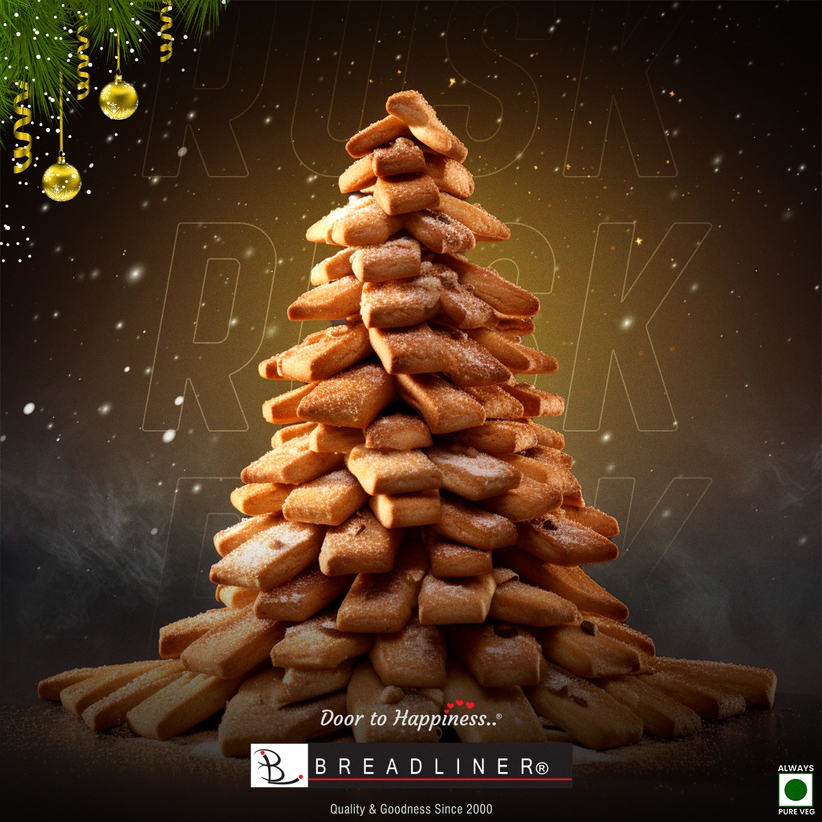 Breadliner1's tweet photo. Enjoy the season with our delicious snacks! 🎄✨ May your Christmas be crunchy and your New Year be filled with flavorful moments. Cheers to a crispy, delightful year ahead! 🍿🎉

#breadliner #breadlinersurat #newyearlook #MerryChristmas  #christmas #christmastree #christmascake https://t.co/9owk73UbiU