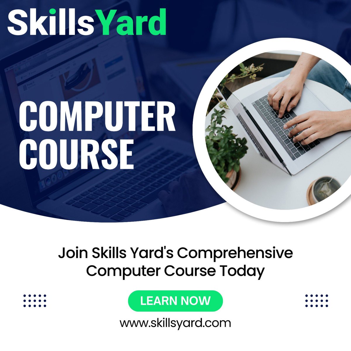 SkillsYard's tweet image. Unlock your digital potential with our Basic Computer Course at Skills Yard! 💻 Learn essential skills in #ComputingBasics and #TechFundamentals to thrive in the digital age. Join us and #MasterTech today! 🚀
.
.
#SkillsYard #ComputerSkills #digitalliteracy #learncomputers