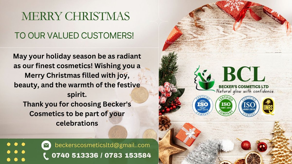lanobecker's tweet photo. Thank you for choosing @beckerscosmetic, Merry Christmas https://t.co/ABQVyV9coE