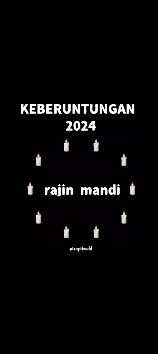 emang se ga rajin mandi itu apa? ☺