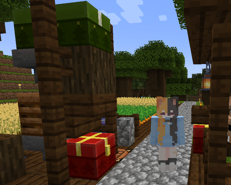 yuiktmr's tweet image. メリークリスマス in #Minecraft #FREESERVER