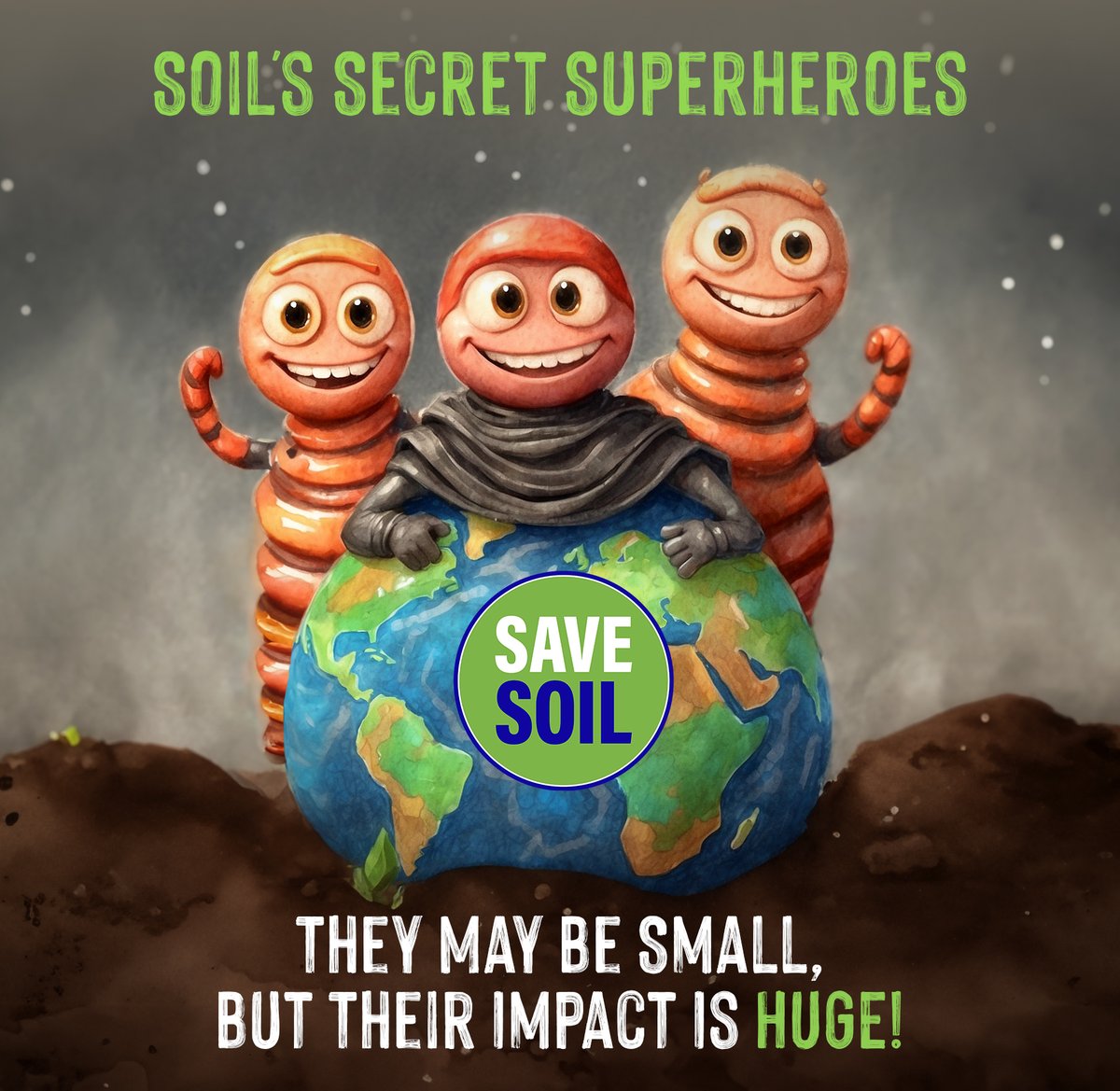 Did you know that there are 7 million earthworms for every person alive today? 🪱

Earthworms are environmental indicators of soil health. 💚 They feed on the decaying matter in the soil, leaving behind furrows which reduce compaction and allow water and air, as well as plant