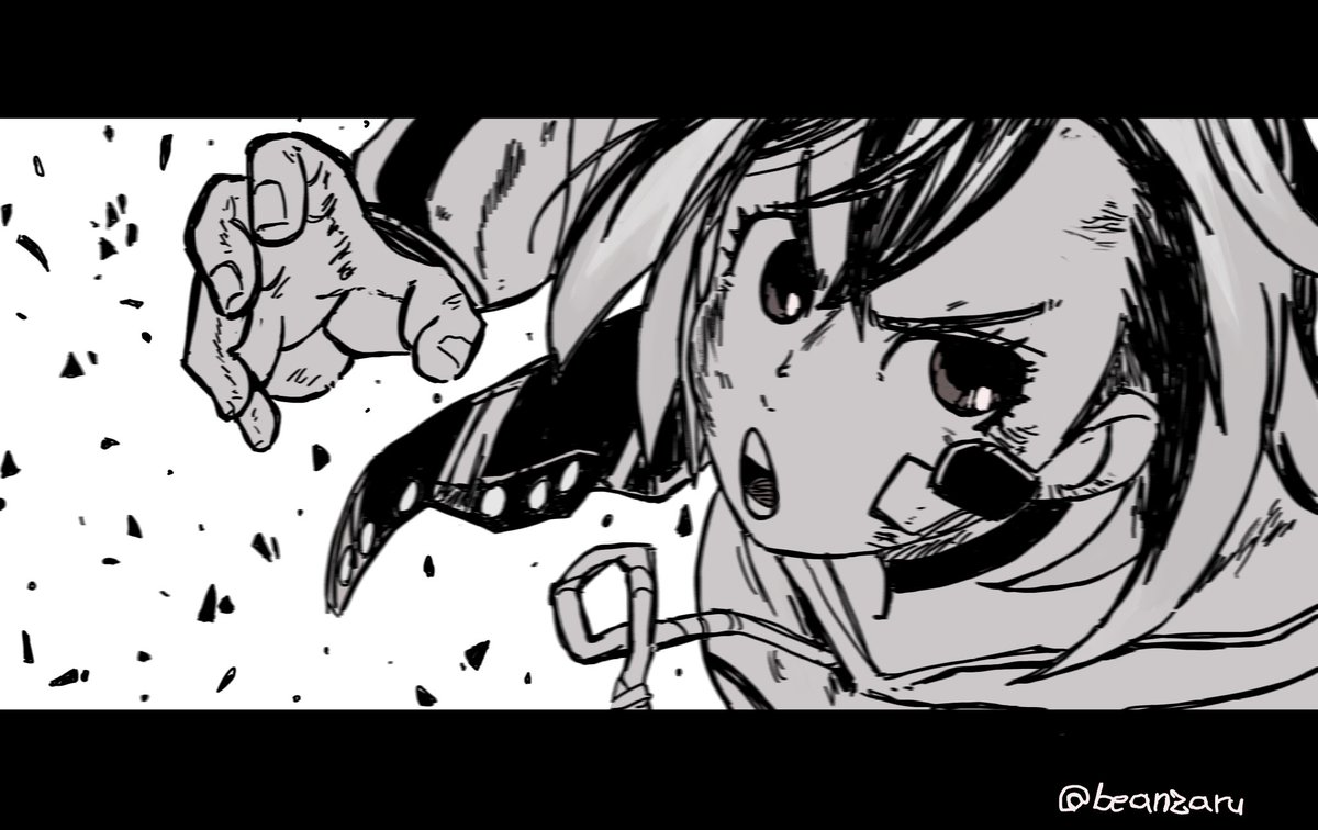 A redraw of one of my favorite panels with one of my favorite characters from my favorite manga. 