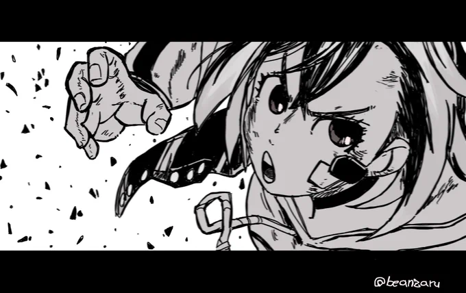 A redraw of one of my favorite panels with one of my favorite characters from my favorite manga. 