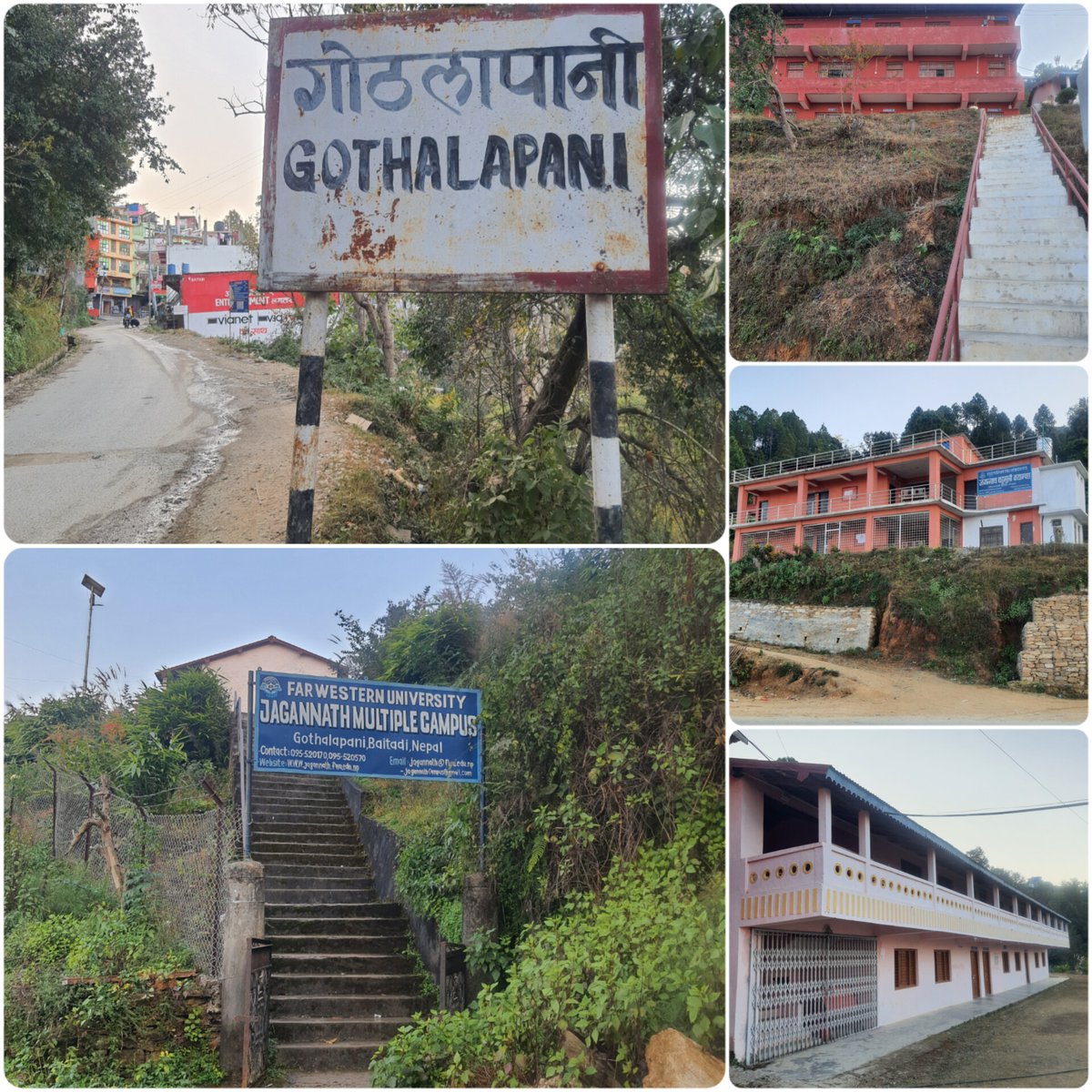 Jagannath Multiple Campus affiliated to Far Western university is the only campus for the higher education in whole Dashrathchand municipality and aswell as for other municipalities and gaupalikas of Baitadi district. Jagannath Multiple Campus was set up in 2046 B.S.