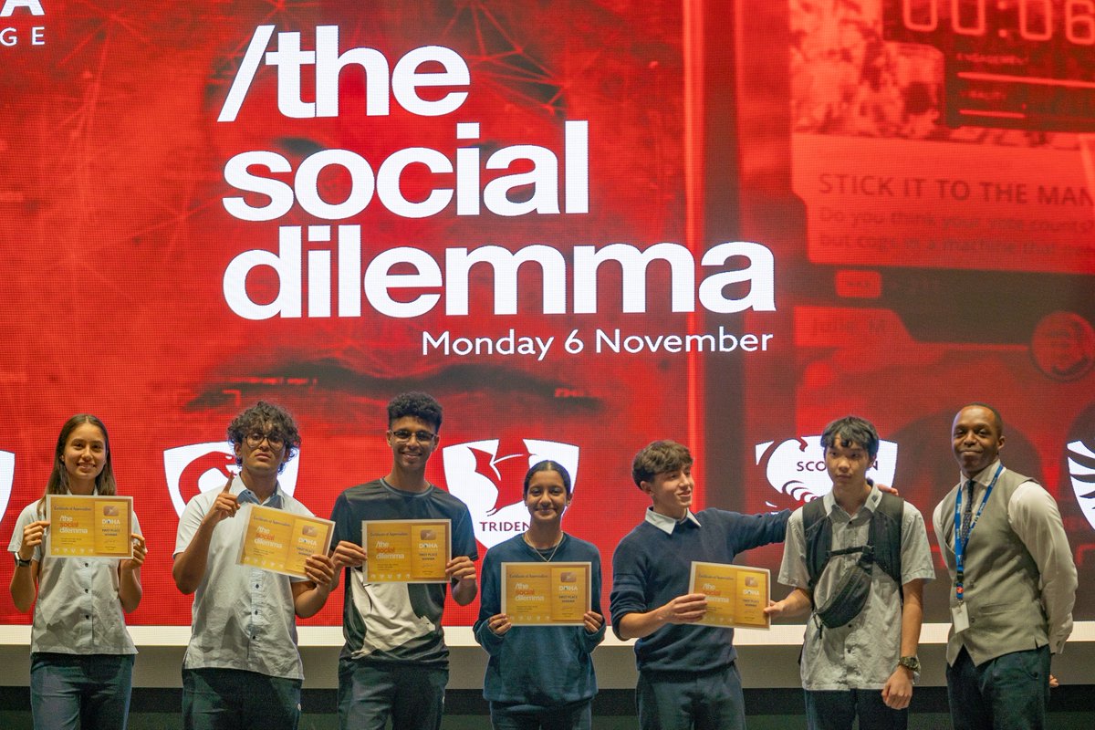 This term, Year 11 explored Big Tech and Social Media's impact on well-being, democracy, and discrimination. The initiative empowers students to navigate the digital landscape responsibly.

Link: bit.ly/41fE34l

#MediaLiteracy #OnlineSafeguarding #TheSocialDilemma