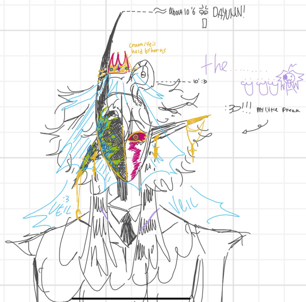 numbr1deadthing's tweet photo. ooc a somewhat coherent look at ghostboo, impossible! >_> https://t.co/jrtHQAxcPo