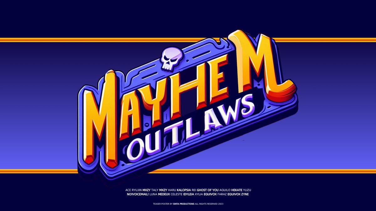 ㅤ
            𝐂𝐎𝐋𝐋𝐀𝐁𝐎𝐑𝐀𝐓𝐈𝐎𝐍 𝐒𝐓𝐀𝐆𝐄𝐒 𐙚
            MAYHEM   OUTLAWS   LINE UP

ㅤ