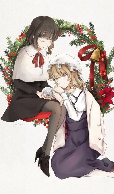 「christmas closed eyes」 illustration images(Latest)｜4pages