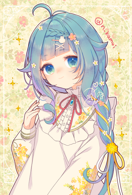 みつあみのココロニちゃん🌼
#えんぴつころころ 