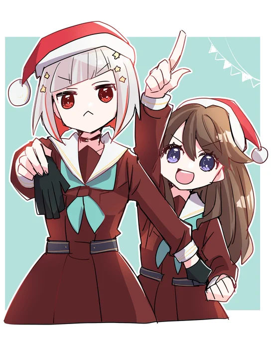 綴理先輩とめぐ先輩の手袋ぶつけんぞ 