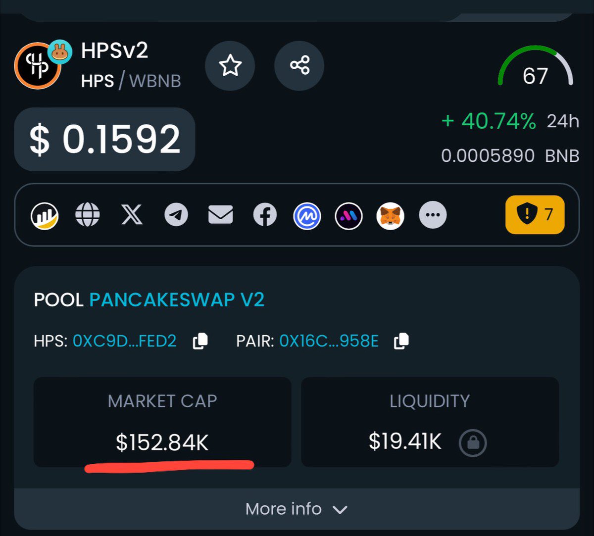 BHC_Happiness's tweet photo. Next goal $1M marketcap
#HPSv2 https://t.co/x9f350ZTY5