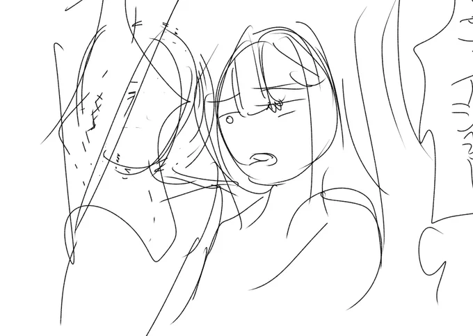 明日カノのイベント用の仕事をしてます ネーム→下書き→仕上げの優愛
