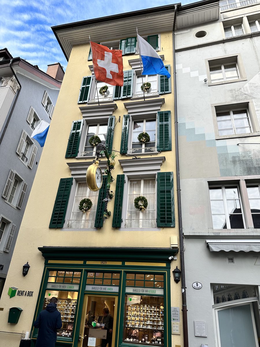 Christmas Decor in Lucerne, Switzerland.